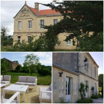 Chateau Bernon Maison D Hotes - Piscine Et Spa Queyrac エクステリア 写真